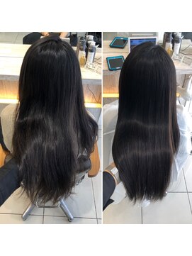 リラエ(North Lyrae) 艶髪縮毛矯正Before/After