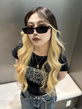 エリオ クペウ(aillo. cope'u) ブロンドアンブレラカラーインナーカラー