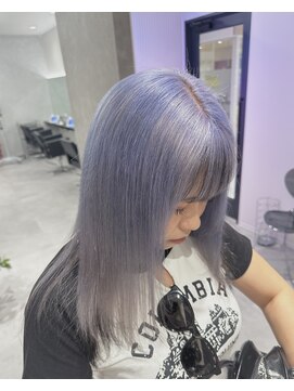 プライズ 成増店(prize) ブルーラベンダーハイトーンダブルカラー成増