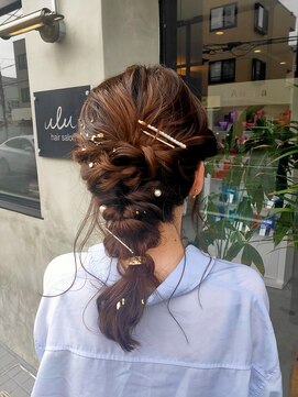 ヘアーサロンウル(hair salon ulu) (五十嵐)お呼ばれヘアセット