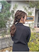 お呼ばれヘアアレンジ