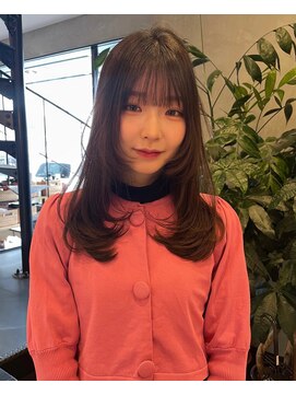 ラヴィズム 長岡店(LUVISM) 長岡韓国レイヤー顔周りレイヤーベージュブリーチ長岡/新潟/宮関