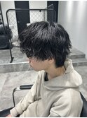 緩スパイラルパーマウルフ