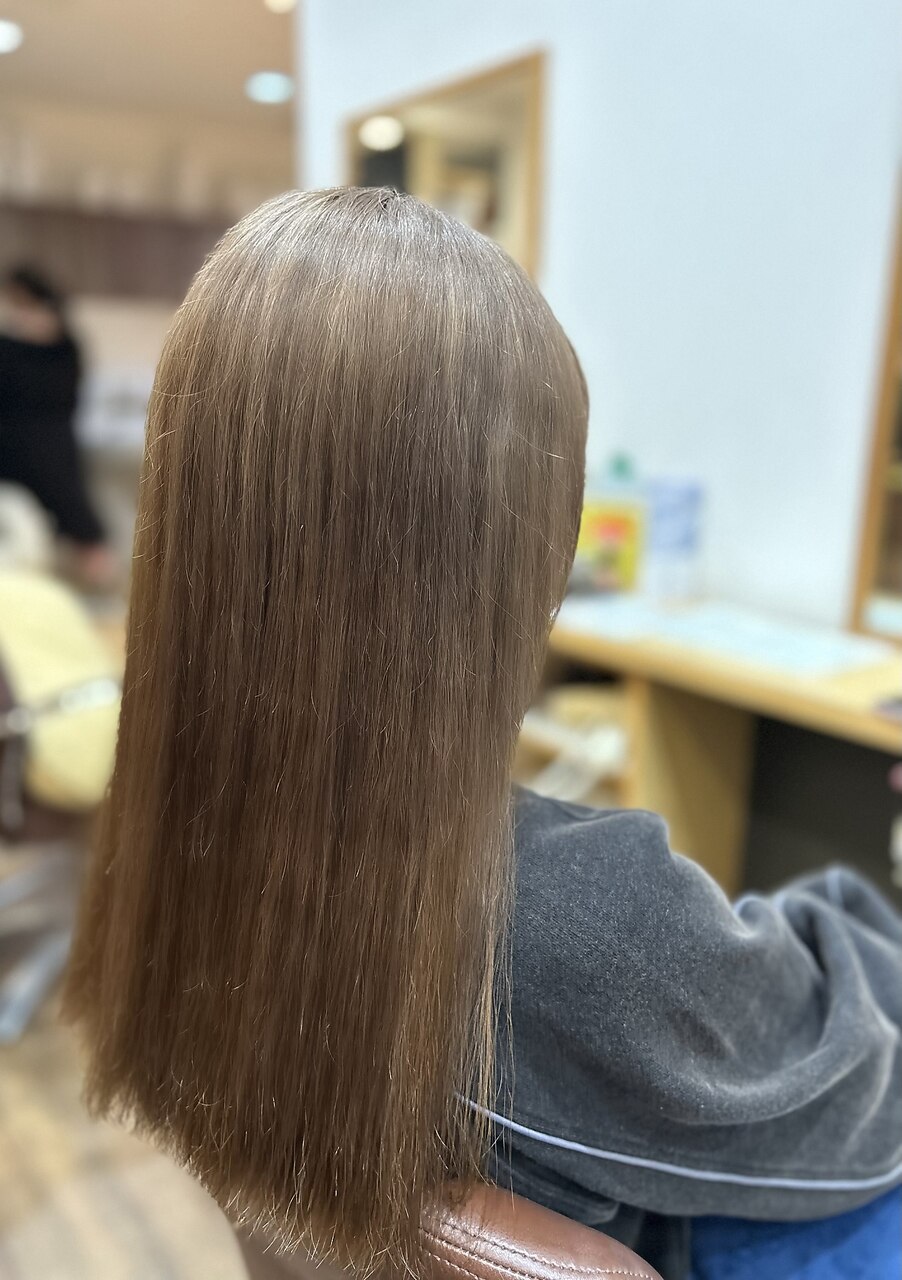 人生初ブリーチに挑戦！マロンベージュ♪：L242696791｜ケイズプラス