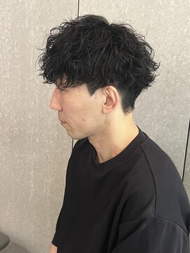 ニアウ 太田店(Niau) メンズナチュラルマッシュシャドウパーマ質感パーマ波巻きパーマ