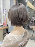 横浜タッセルボブショートボブ顔周りレイヤーカット韓国30代40代
