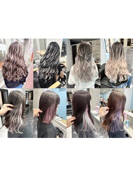 【学割U24】学校にバレないシールエクステ/友達同士のご来店◎［原色/ハイトーンカラー,透けカラーが豊富］