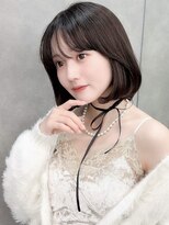 ロンド メリー 大宮(Lond merry)&nbsp;髪質改善縮毛矯正レイヤーカット顔周り前髪韓国ミニウルフ/大宮