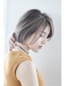 【大人髪の明るめ白髪ぼかしハイライト】カット×ハイライト×イルミナカラー