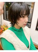 ナチュラルショートウルフ