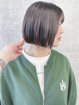 ラウンジ モリオ イケブクロ(Lounge MORIO Ikebukuro) ＊ミニボブ切りっぱなしボブ大人ボブ顎ラインボブぱっつんボブ