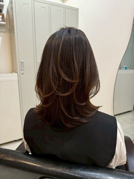 ムード(MOOD,) 暗めカラー/グランマッシュ[レイヤーカット/髪質改善/銀座]