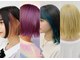 エアリー 昭島店(Airily)の写真/ボタニカルカラーで乾燥によるダメージを抑え、毛先まで潤いに満ちた美しい髪色を実現♪THROWカラーも導入!