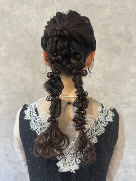 ブレス 横浜(bless) ツインポニーアレンジ/ヘアセット