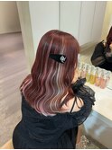 カラーとポイントエクステで可愛くイメチェン！