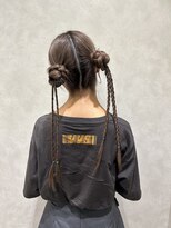 シュガー ヘアアンドネイル 仙台(SUGAR)&nbsp;ツインお団子♪ヘアセット