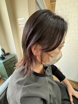 バーチ ウシワカマル(BIRCH ushiwakamaru)&nbsp;ショートウルフ＆インナーカラー　　函南ブリーチデザイン