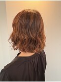 コテ巻き風パーマ