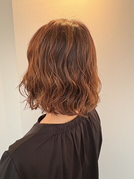 コテ巻き風パーマ