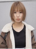 *小顔レイヤーボブスタイル