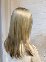 クロエ バイ ラヴィズム 新潟ビルボードプレイス2店(CLOE by LUVISM)&nbsp;ミディアムブロンドヘア