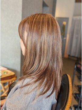 ジャドール ハイライトと白髪ぼかし30代40代50代60代