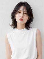 ミロアヴィタ 平尾(miroa vita)&nbsp;くびれヘア 髪質改善 顔周りカット 20代 外ハネボブ