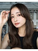 イメチェン外ハネボブパーマ美髪ワイドバングインナーカラー