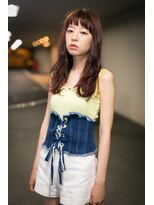 マウロア(MAULOA) 【MAULOA】 パープルレッド アンニュイロング ほつれカール