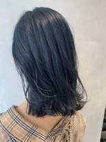 アース 春日部店(HAIR&MAKE EARTH) 濡れ髪クールなワンレンスタイル