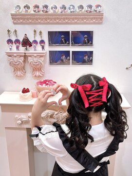 グルーヴ グルーヴ フェエリー(groove groove feerie) 【ヘアセット】メンカラリボンであいりちゃんヘア♪