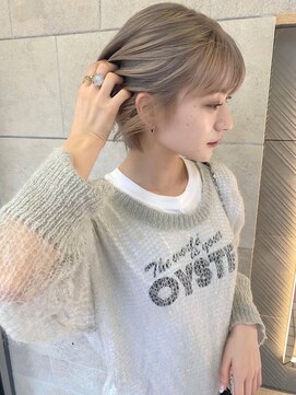 ヴィーヴォ 天六店(VIVO) 【VIVO】西屋綾香 韓国ヘア ホワイトシナモンベージュ 外国人風