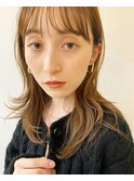 ラフに決まるセミロング★秋山