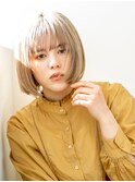 ベビーバングシンプルボブ