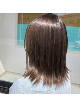 トゥーリ 筑紫野店(tuuli) 伸ばし中にオススメ☆外ハネ☆ボブ☆お客様スタイル