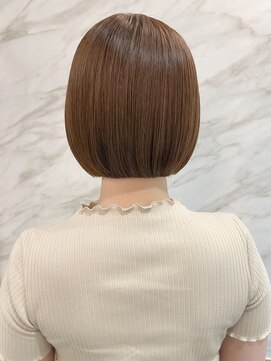 ロンド エスポワール 錦糸町(Lond espoir) 【柴田】グレージュカラー ボブウルフ黒髪ココアベージュ