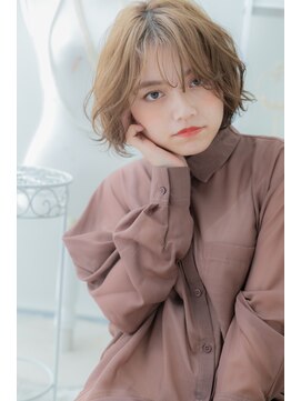 モッズヘア 越谷(mod's hair) 大人ガーリー横顔美人韓国風前下がりボブTb2越谷20代30代40代