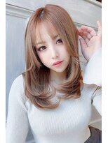 ヘアーズ ベリー 古川橋店(hairs BERRY)&nbsp;BERRYハッシュカットミルクティアッシュ似合わせカット美髪艶髪