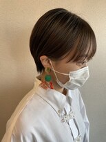 ソーホー ニューヨーク シズオカ(SOHO newyork SHIZUOKA)&nbsp;前髪と顔周りの繋がりをこだわったショート