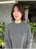 【シースルーbang bob】