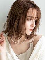 トレヘアー 京都 烏丸(tRe hair)&nbsp;アッシュブラウン　くびれヘア　ハイライトカラー