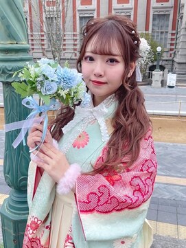 ヘア サロン クラン ソア 心斎橋店(hair salon clan soar) 卒業式スタイル【クランソア】ヘアセット/ヘアメ/心斎橋