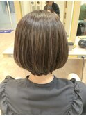 【30代40代50代60代】大人可愛いワンカールボブ　ひし形ボブ