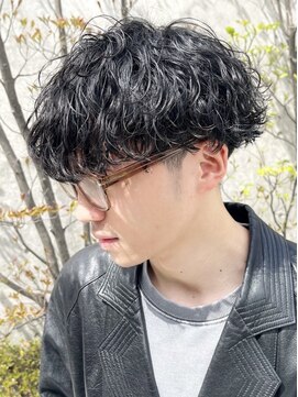 ツーダブルバイフィフス 西梅田店(WW.. by fifth) メンズパーマ波巻きパーマツイストスパイラルパーマツーブロック