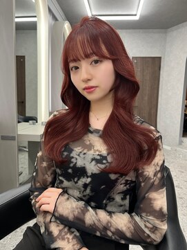 ボタン テンジン(VOTAN tenjin) 【杉本大地】韓国ヘア/ワインレッド/レイヤーロング/天神美容室