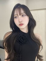 シーシンジュク 新宿南口(Sea shinjuku)&nbsp;アッシュカラー×ウェーブヘア[韓国/前髪/新宿/レイヤーカット]