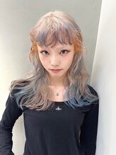 <ケアブリーチ&ダブルカラー人気No.1>×高技術stylistのみ*(名古屋/栄/ブリーチカラー/ケアブリーチ)