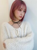 ソア 並木坂(Soa)&nbsp;韓国ボブ/切りっぱなしボブ/タッセルボブ/透明感カラー/Minori