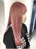 ピンクペールピンクホワイトピンクメルティカラー