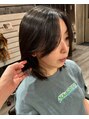 ペアツリー(Pear tree)&nbsp;重ためボブに流れるサイドバングがおしゃれなスタイル♪